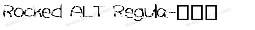 Rocked ALT Regula字体转换